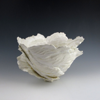 Coastal Ceramic Sculptural Bowl