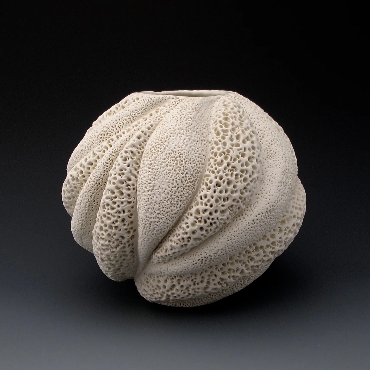 Coral Collage Sphere Petite Vase 1