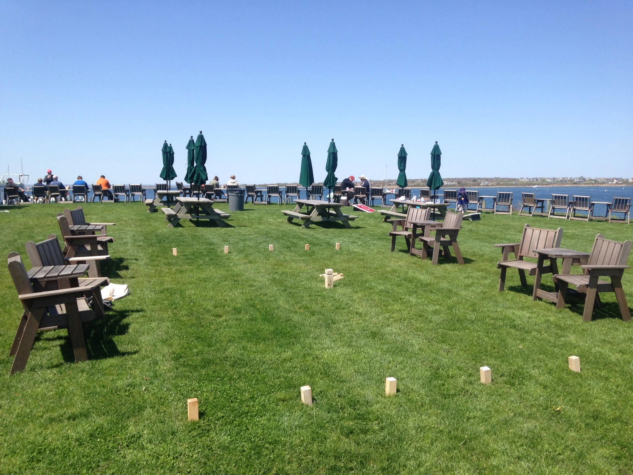 V:King set up at The Oar on Block Island, RI.