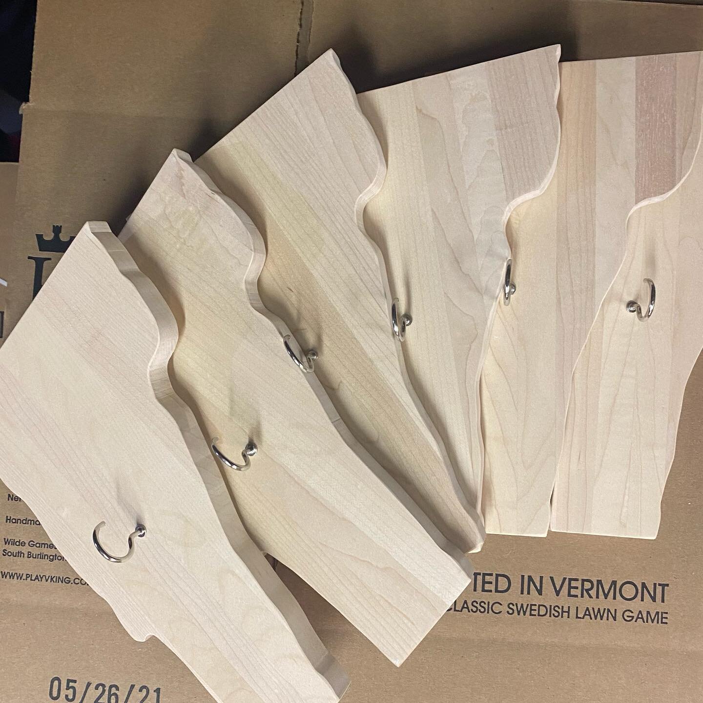 The elves have been hard at work. Vermont Swing a Rings are going fast. Shop early, shop local.