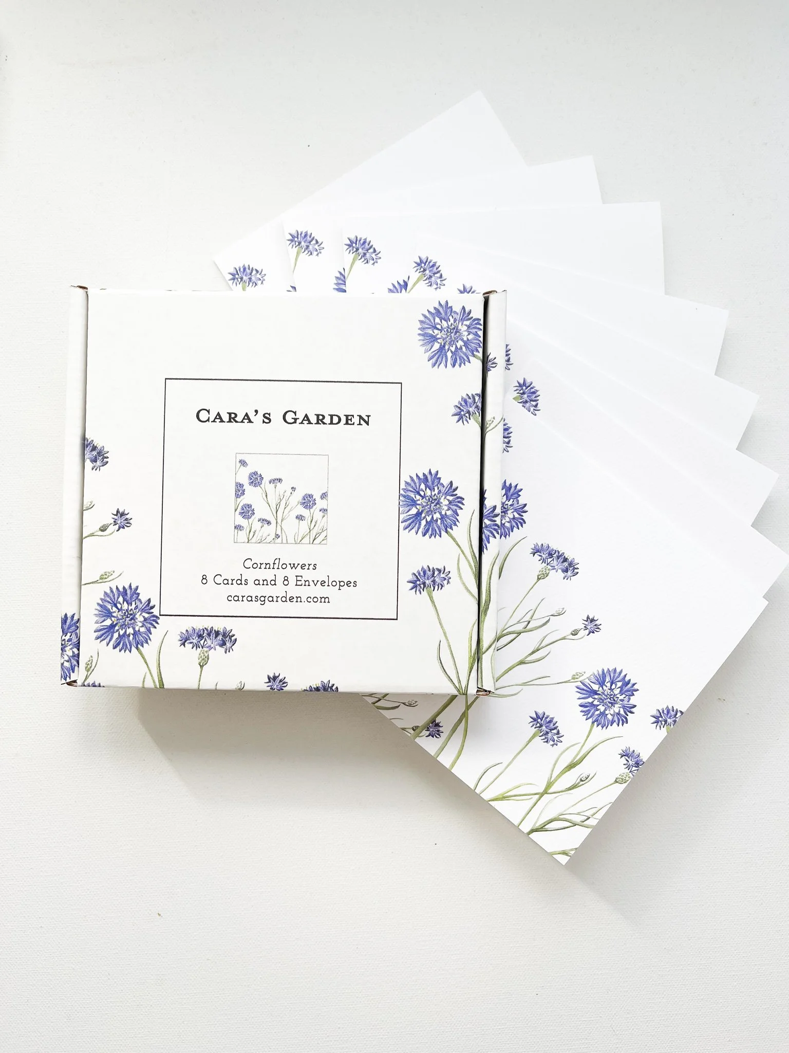 Cornflower Notecards - Box of 8