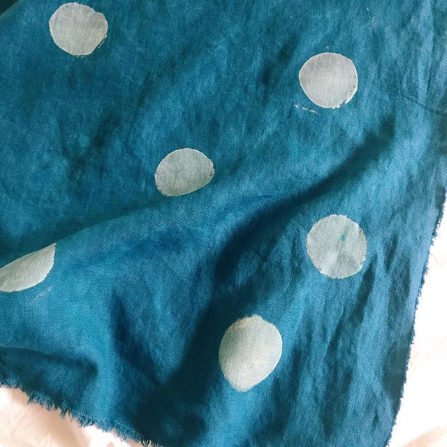 Sometimes you can't find what you want and have to make your own polka dot fabric. I'm daniellebwilson over on snapchat if you want to come see how I did it. 🤓. It's riveting footage.