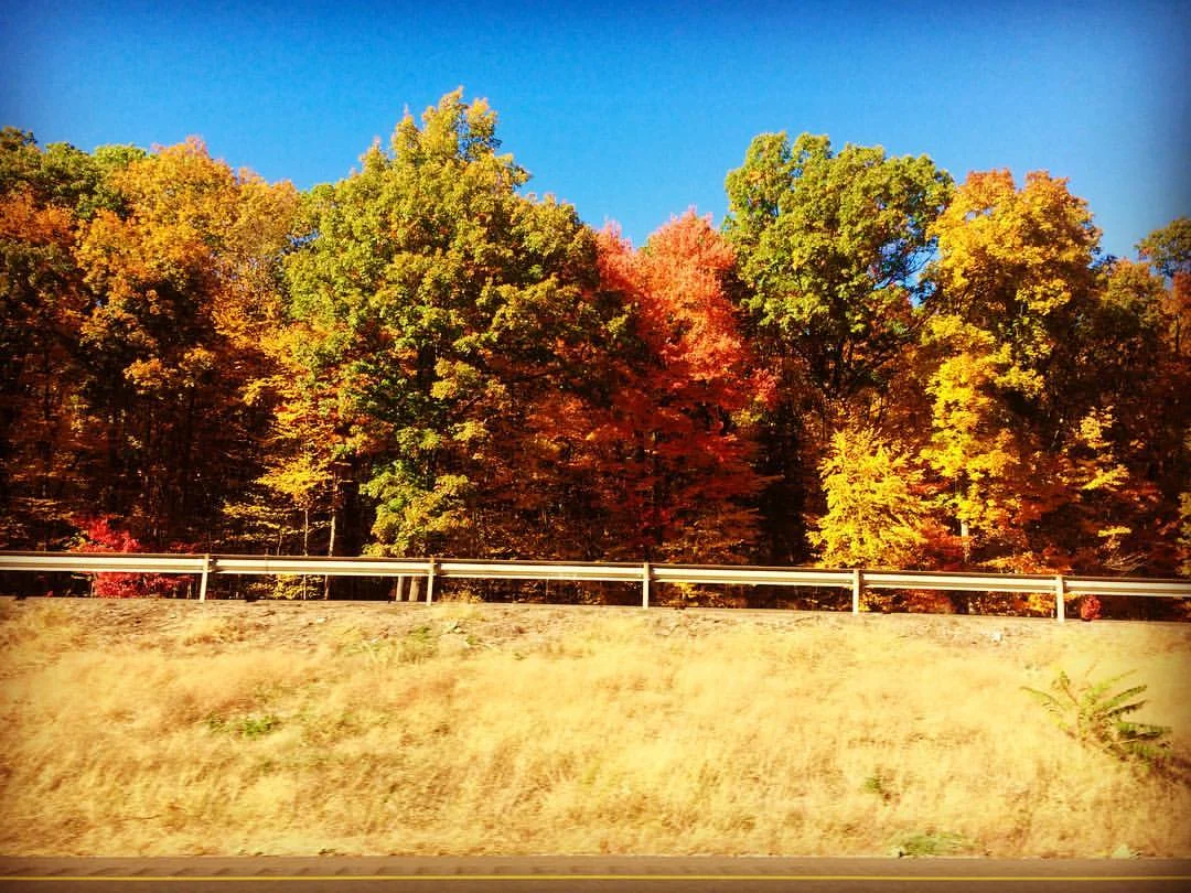 Driving on I-89 from Connecticut to Massachusetts.