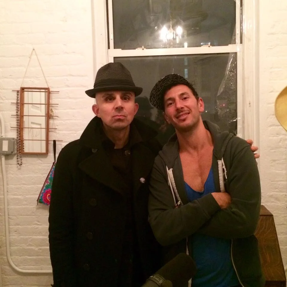 Mugging it up with Dave Bailis.