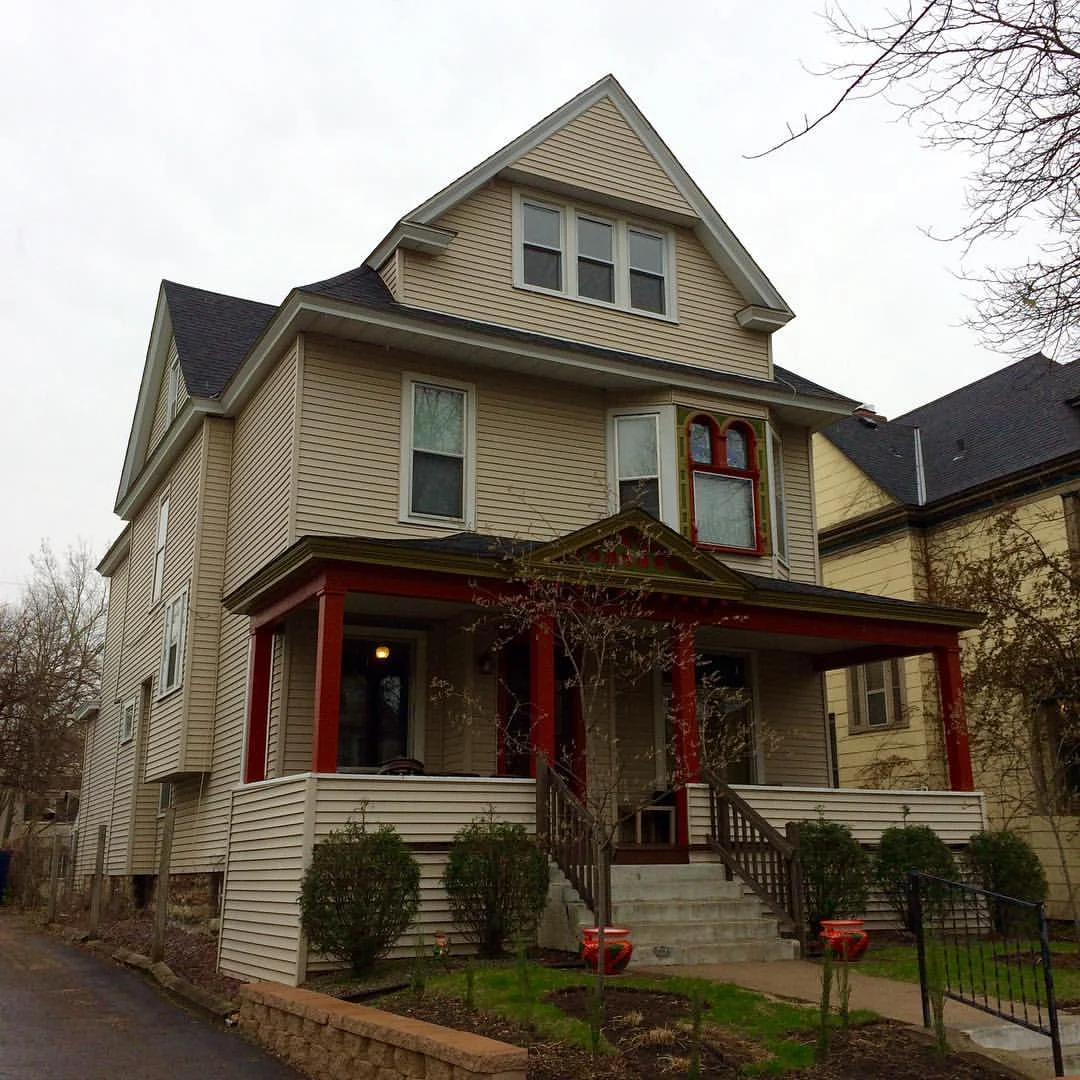 Legendary front porch roof in Minneapolis, MN.