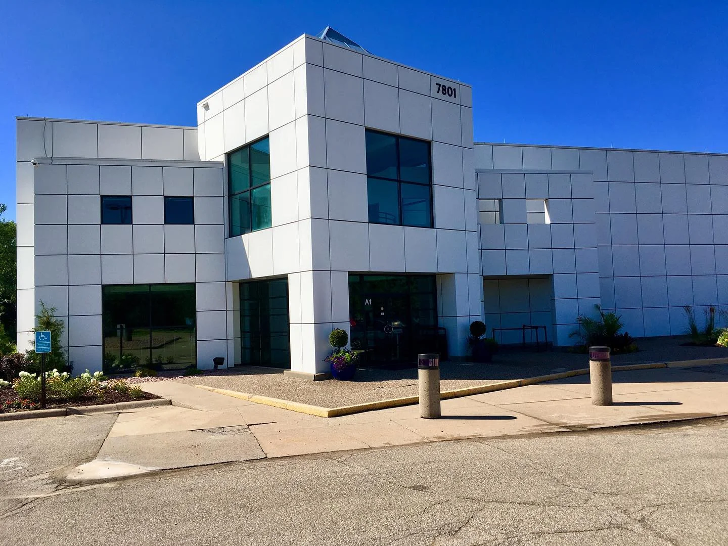 Outside the Palace of Prince aka Paisley Park in Chanhassen, MN.