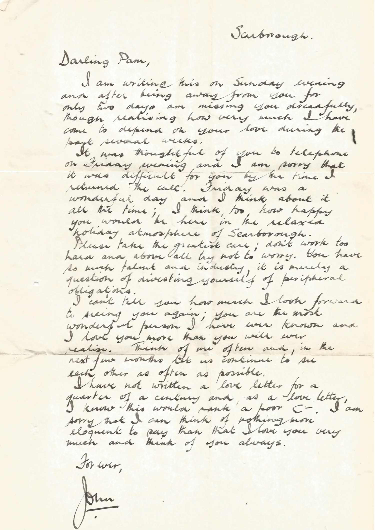 Love letter to Pam — Write_On