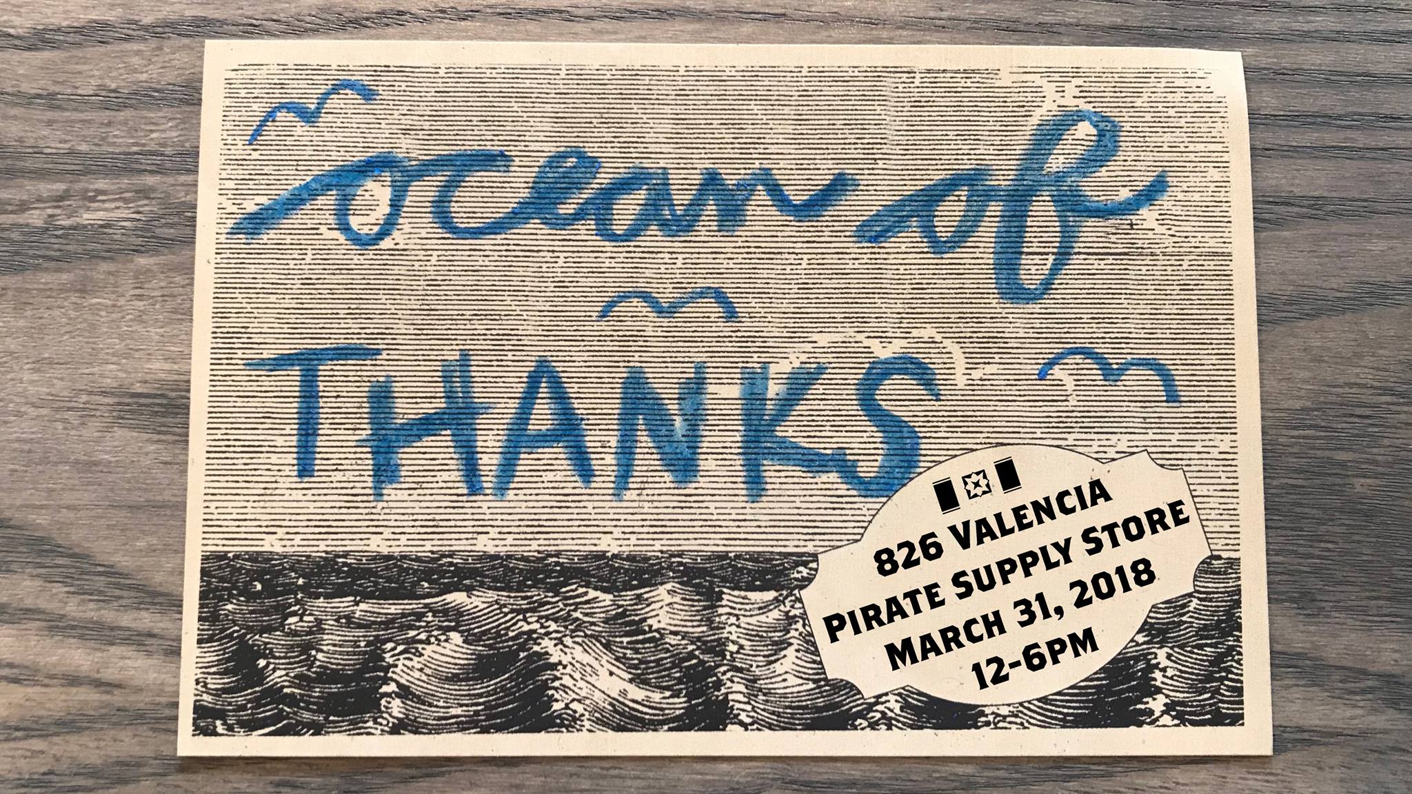 Ocean of Thanks: A Record Setting Thank You Writing Event - San Francisco, CA