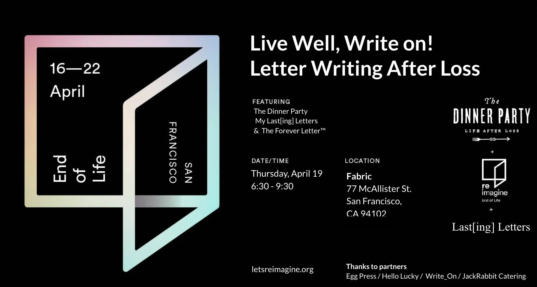 Live Well, Write On! Letter Writing After Loss