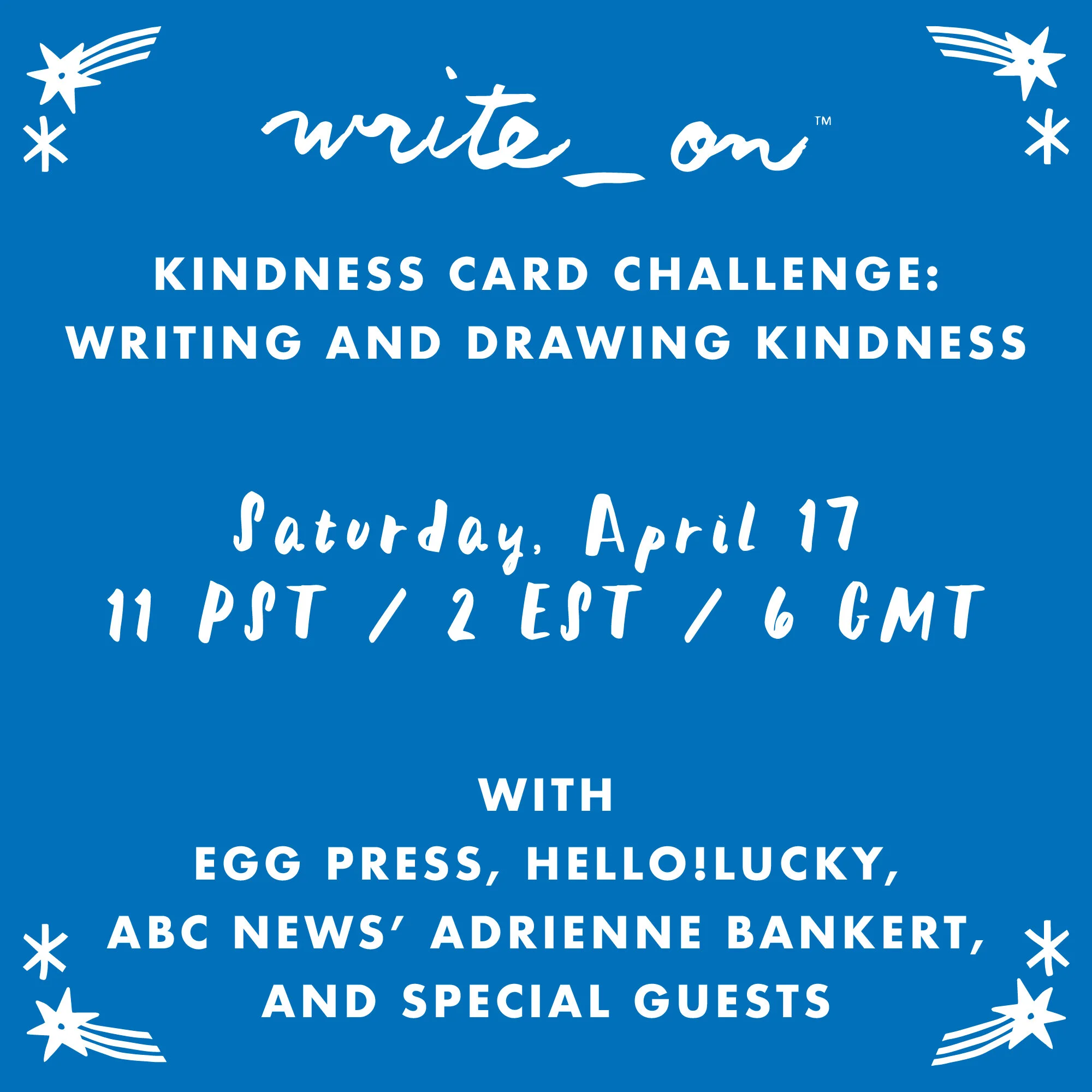 KINDESS CHALLENGE EVENT: WRITING AND DRAWING KINDNESS