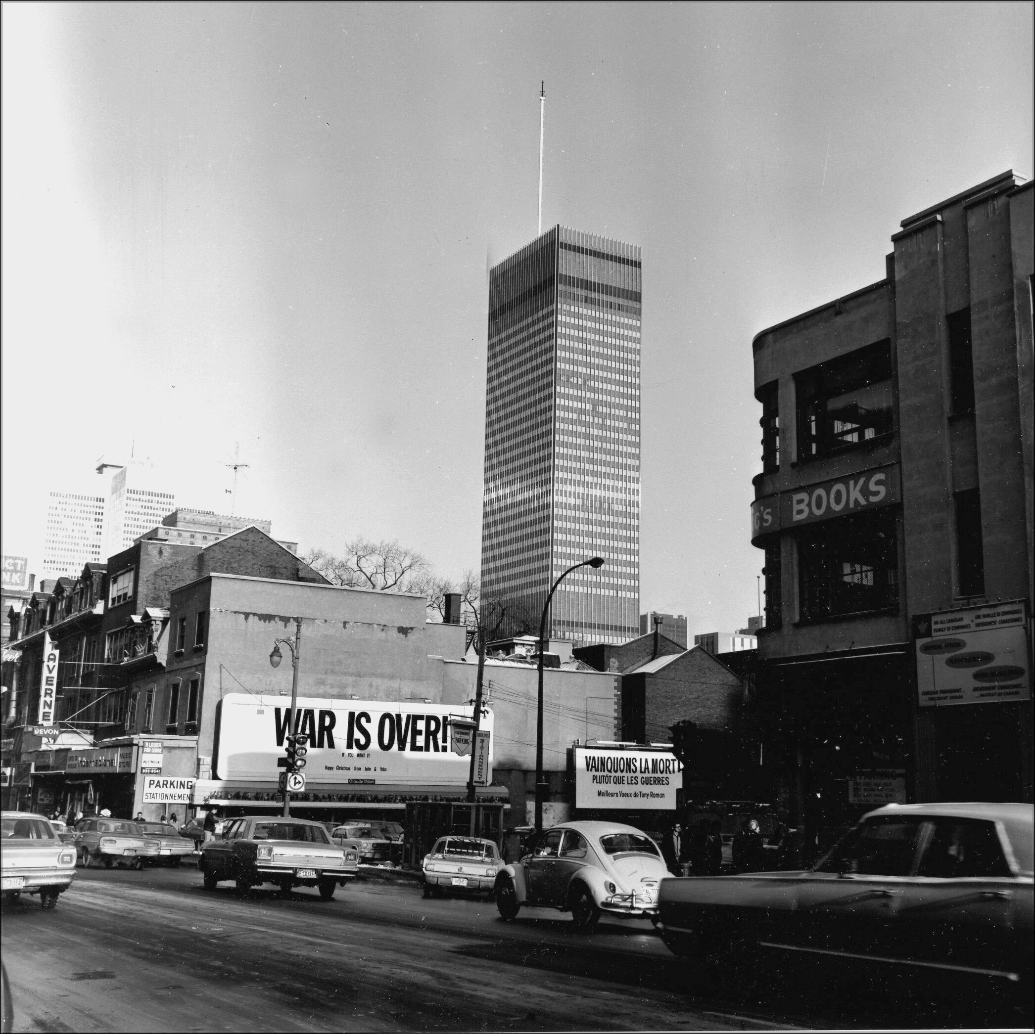 Streetscape, Montreal, 1970, VINTAGE PRINT