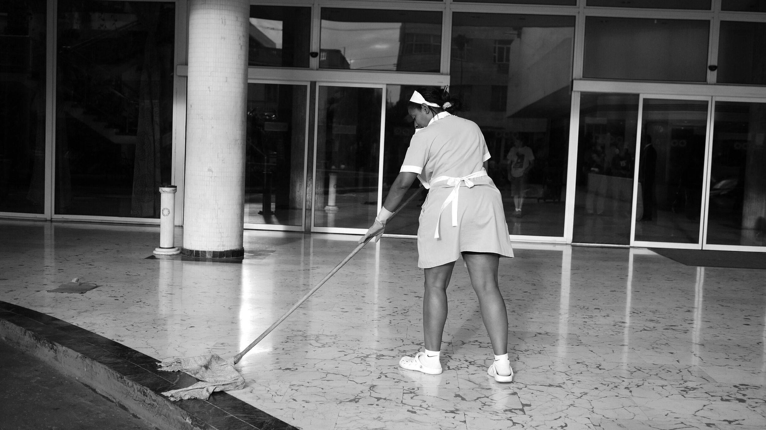 Worker, Havana Libre Hotel, 2013