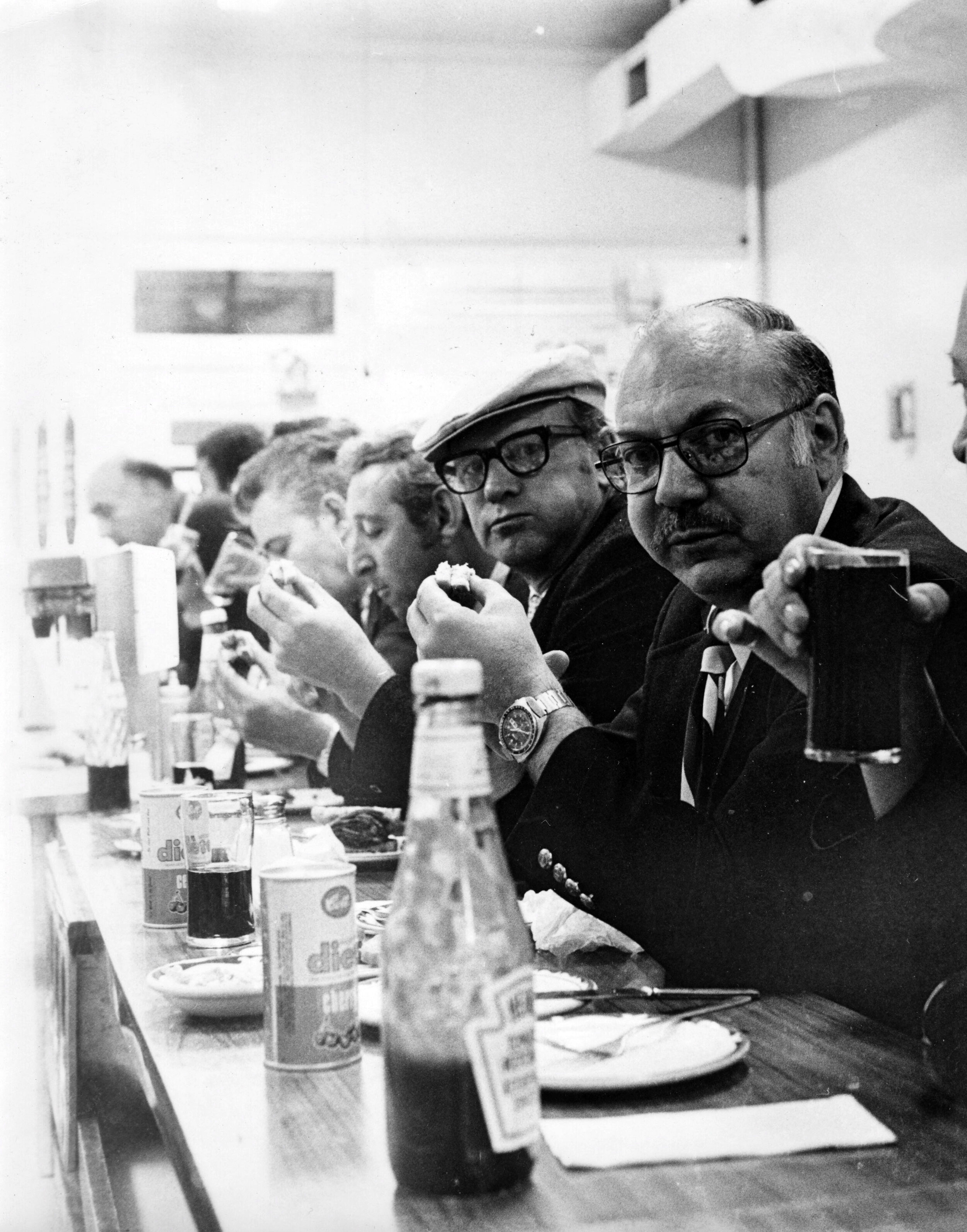 Schwart's Lunch Counter, Montreal, 1973