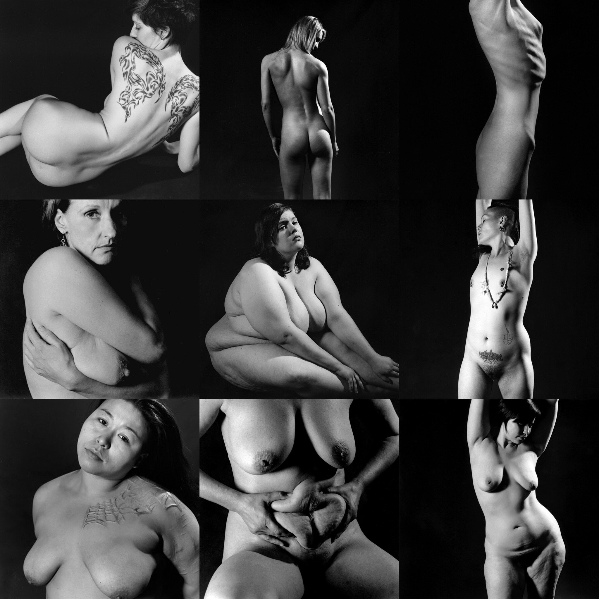 Selection from, "This Is My Body," portraits of body image