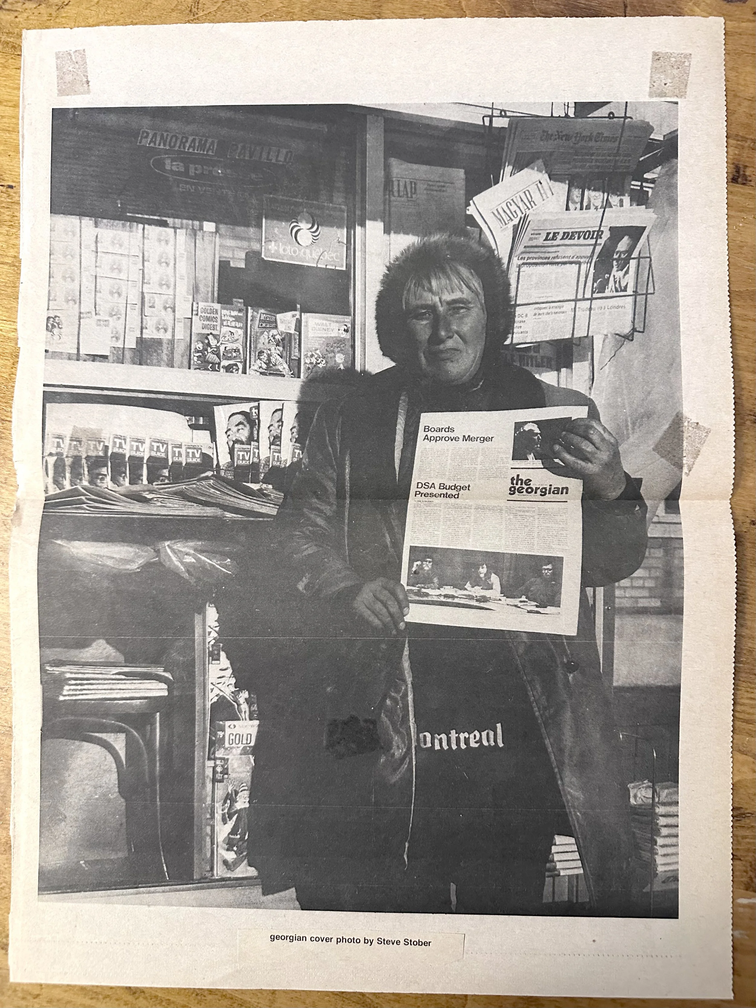  Tearsheet, student newspaper, (1973) 