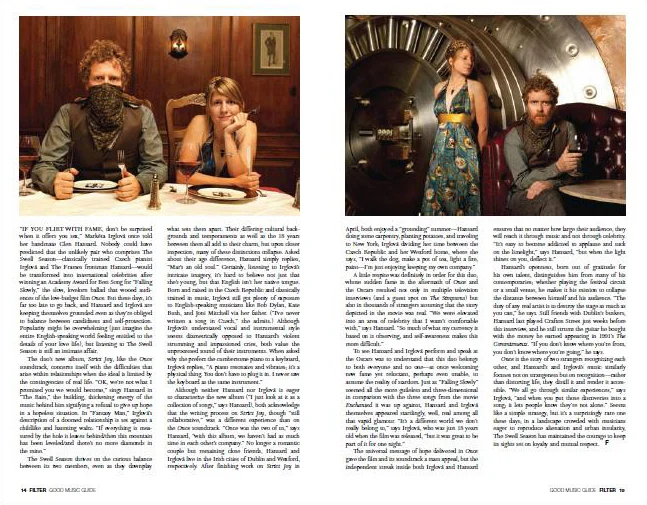 Glen Hansard, Markéta Irglová The Swell Season