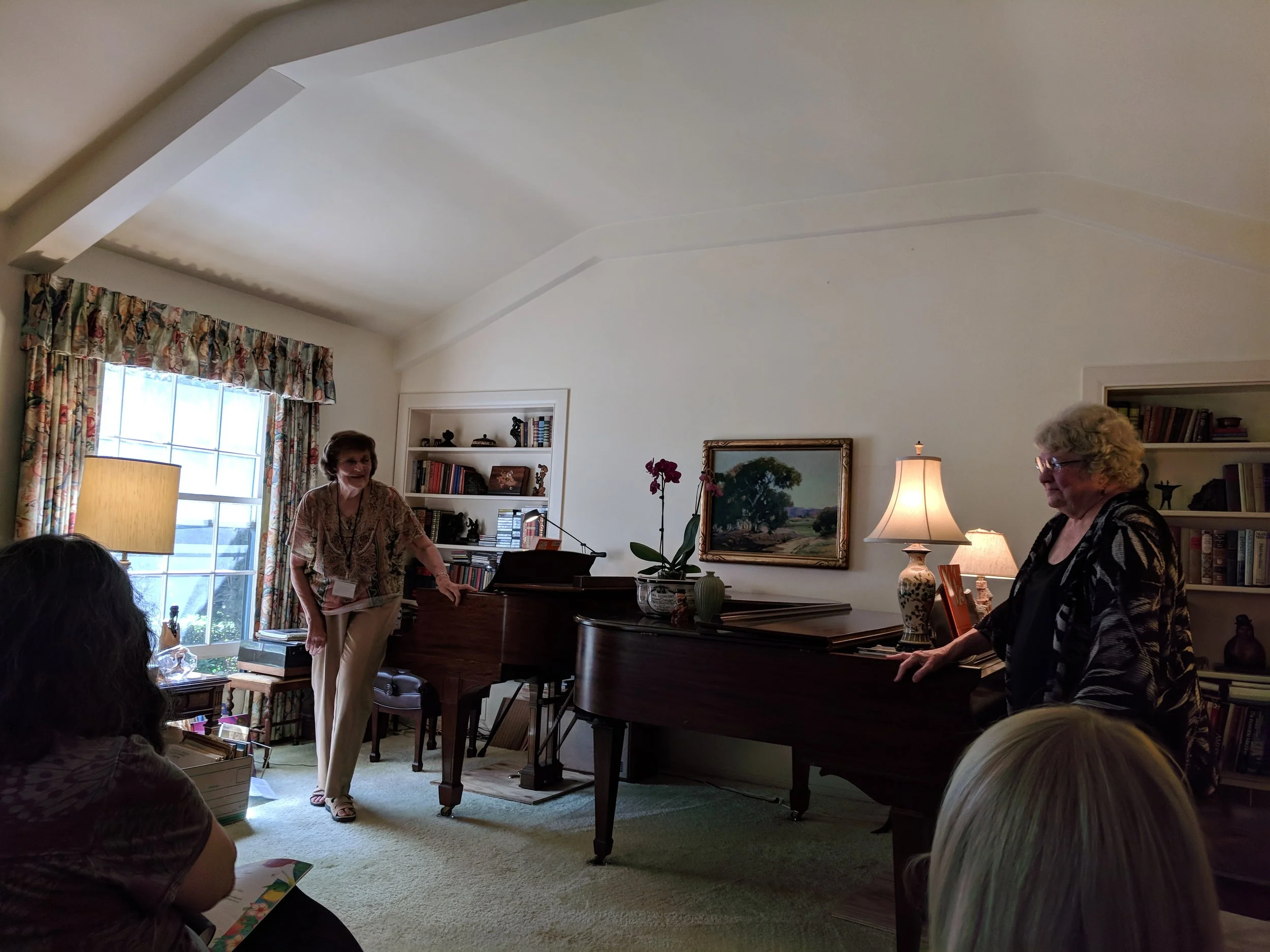 Sept 2018 Performers Mary Hense and her special guest