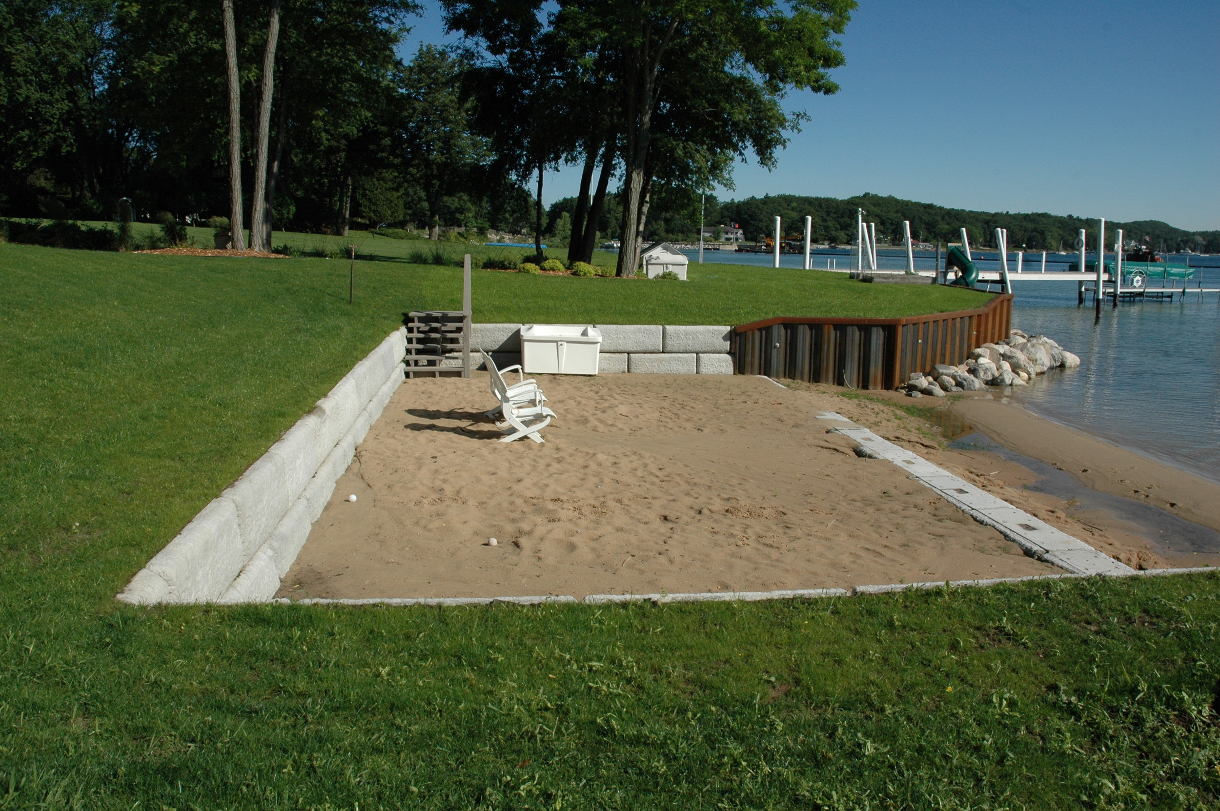   Steel Seawall/Redi-Rock Placement/Residential Beach Area, photo 3  
