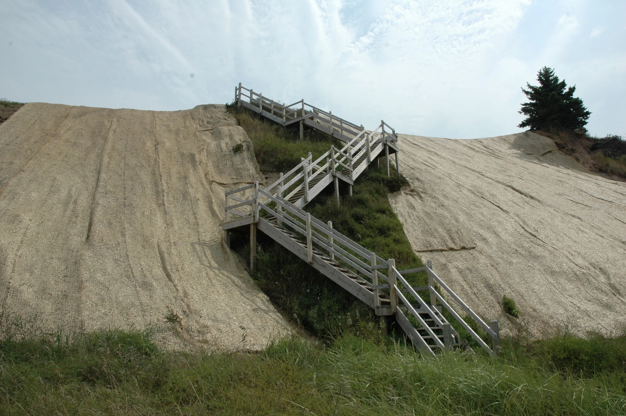 Bluff Stabilization on Lake Michigan