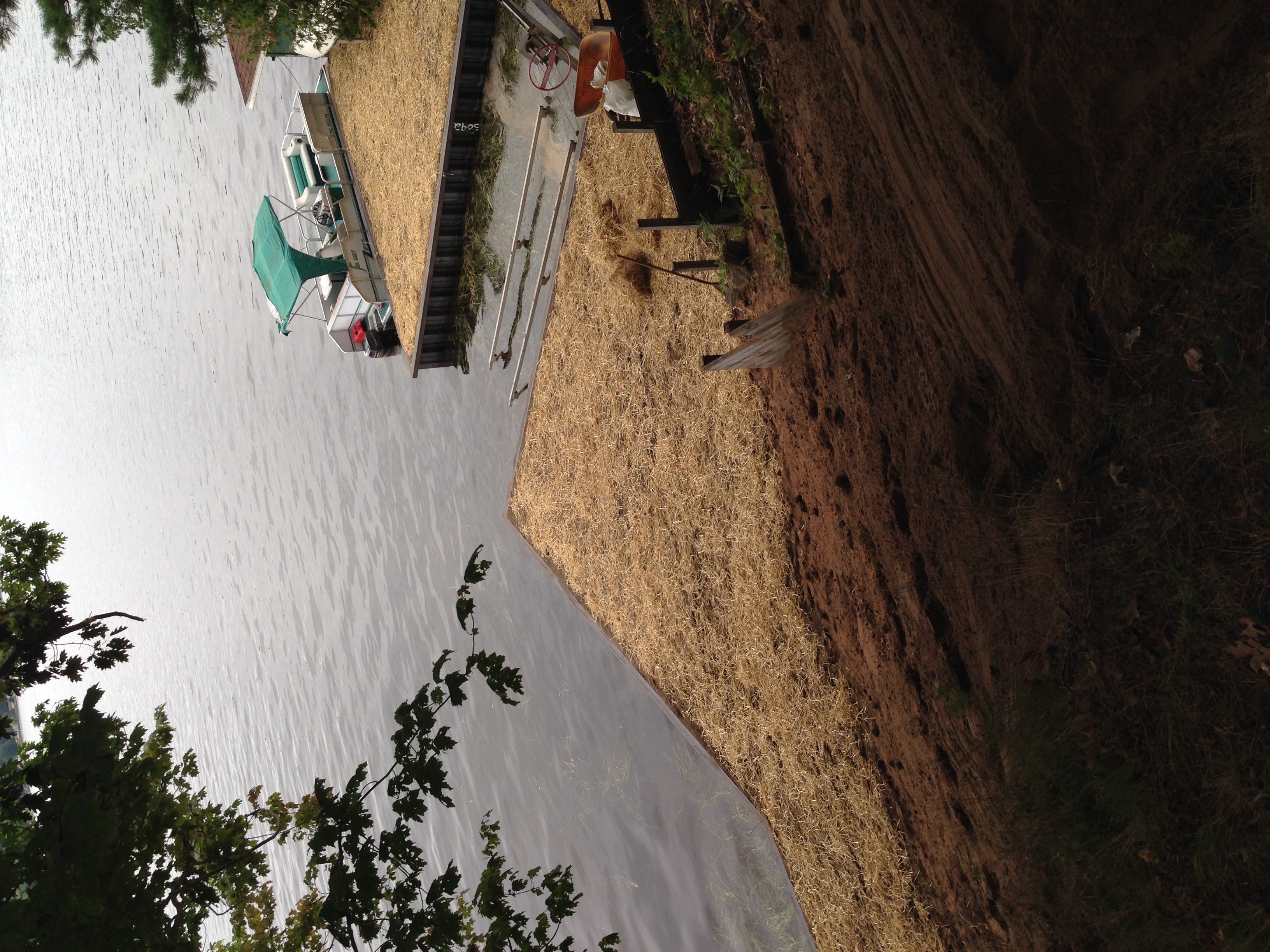  Steel seawall on Hamlin Lake 