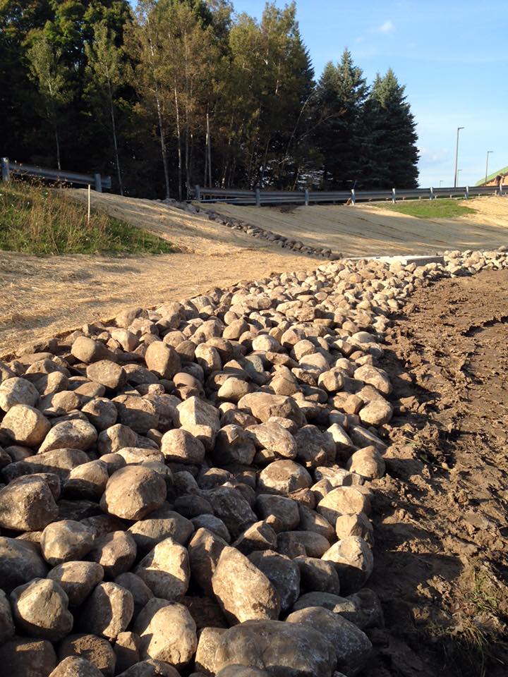  WSCC Dam Repair Project: natural rock 