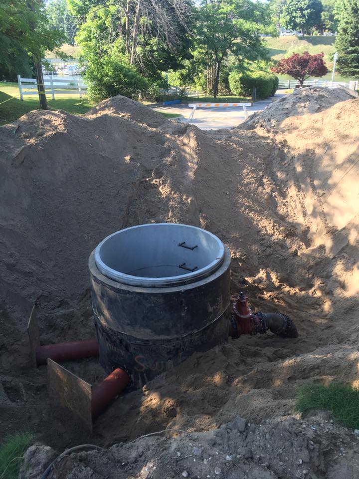  6th Avenue Pump Station Project: sanitary forcemain structure 