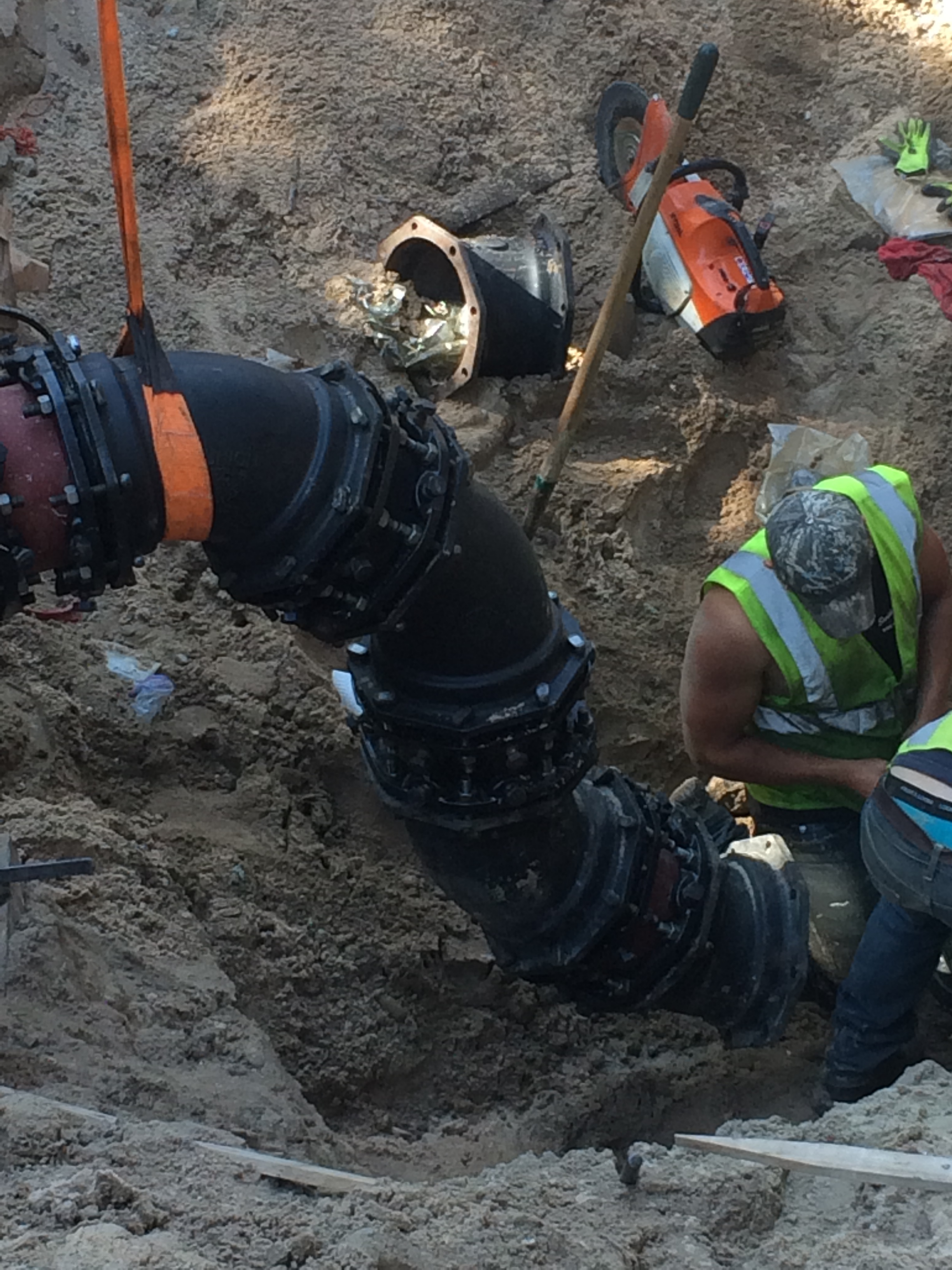  6th Avenue Pump Station project: ductile forcemain 