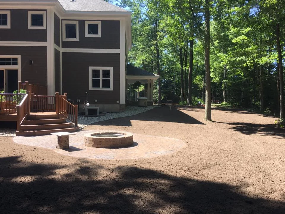 Site work/topsoil yard