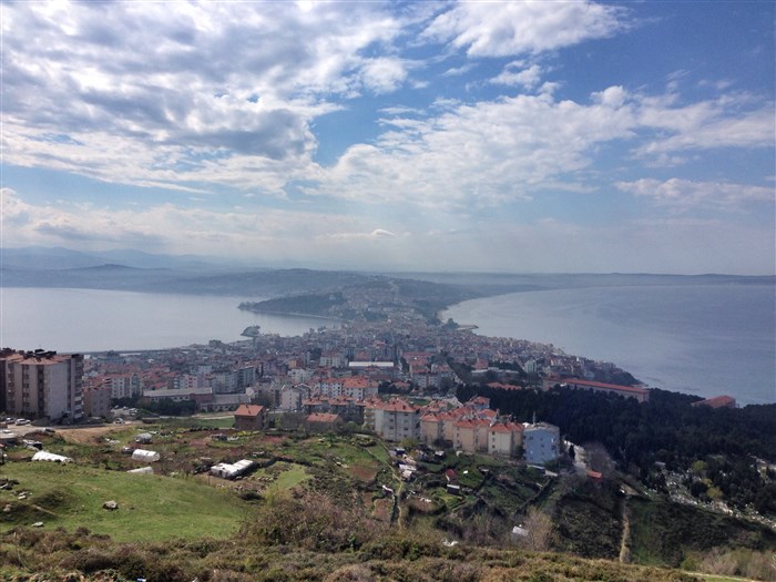  The best view of Sinop, from atop its mountainous spit 