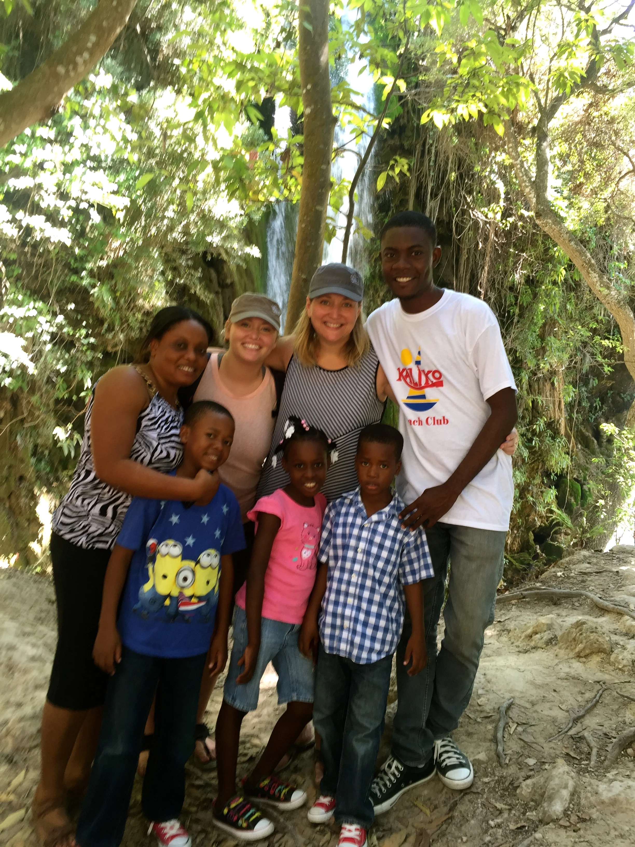 The group at the Waterfall.