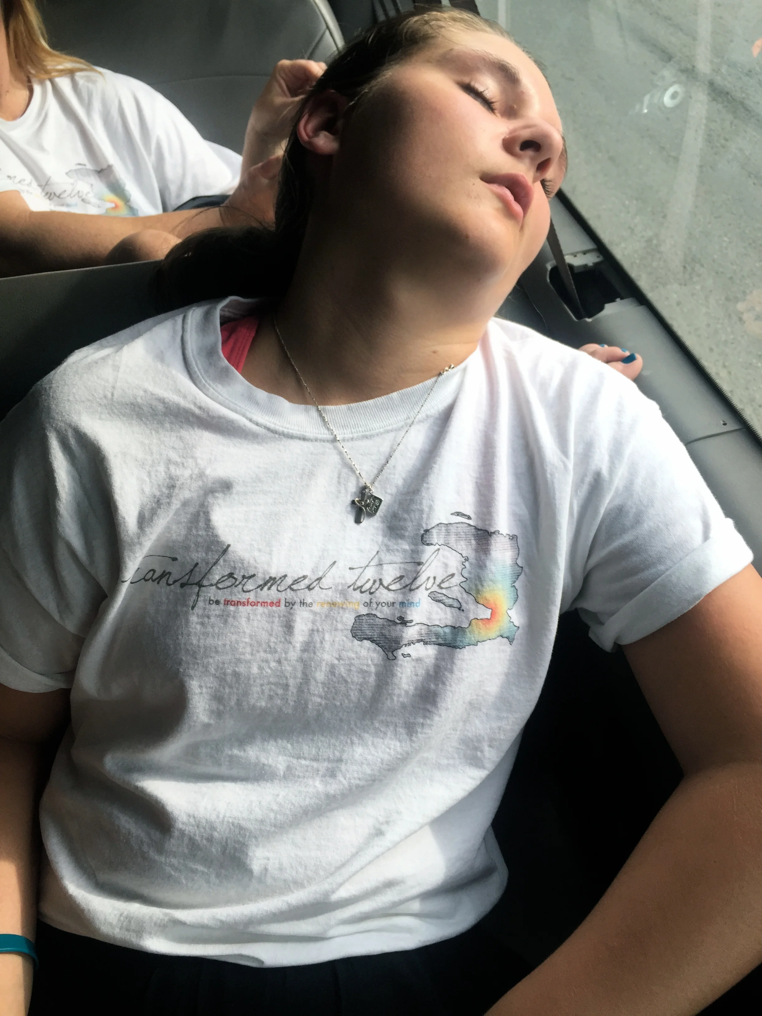 passed out when we ran out of gas.