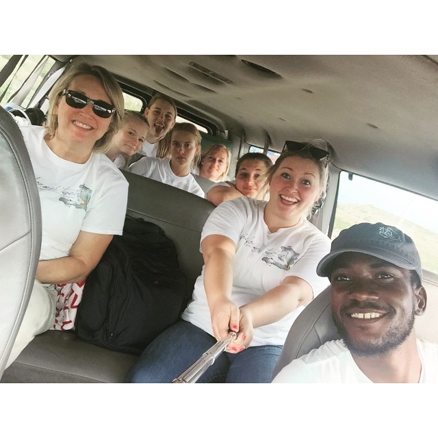 T12 is on their first impact trip! Follow us on our blog at transformedtwelve.org ! This photo is from when we ran out of gas :) selfie sticks can be fung for passing the time in a hot car! #truthnugget #haiti #t12 #transformedtwelve