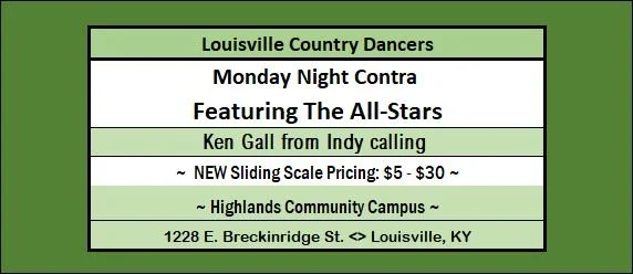 Contra Dance w/ Monday Nite All-Stars &amp; Ken Gall calling