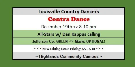 Contra Dance w/ Monday Nite All-Stars &amp; Dan Kappus Calling