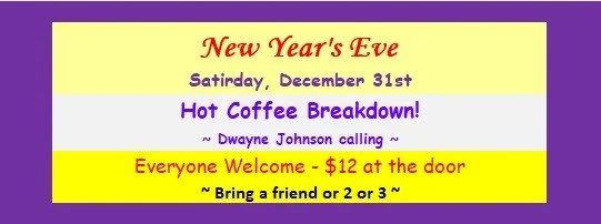 NEW YEAR'S EVE CONTRA DANCE