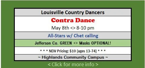 Contra Dance w/ Monday Nite All-Stars w/ Chet calling