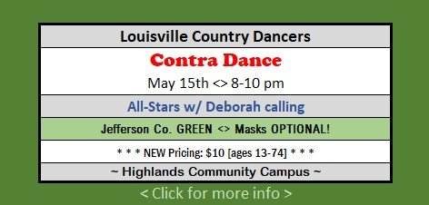 Contra Dance w/ Monday Nite All-Stars w/ Deborah calling