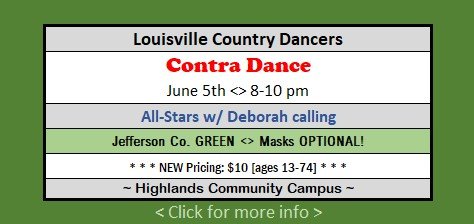 Contra Dance w/ Monday Nite All-Stars w/ Deborah calling