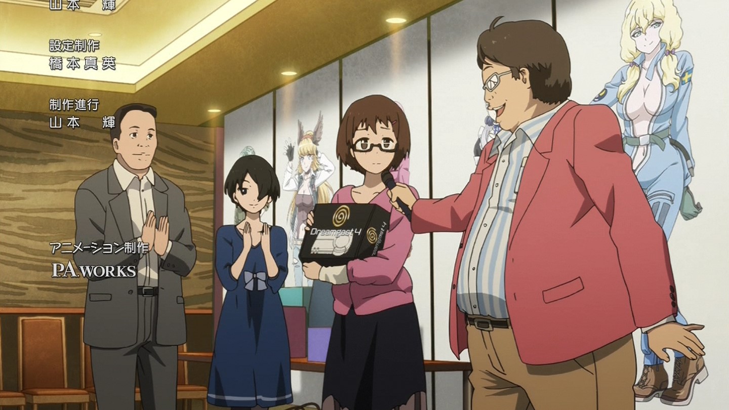 (Yes, SHIROBAKO is a universe where the Dreamcast survived.) SHIROBAKO/P.A. Works