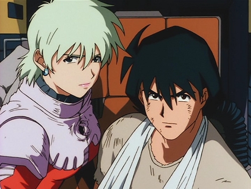 Credit to Sunrise . Aina and Shiro from episode 11.