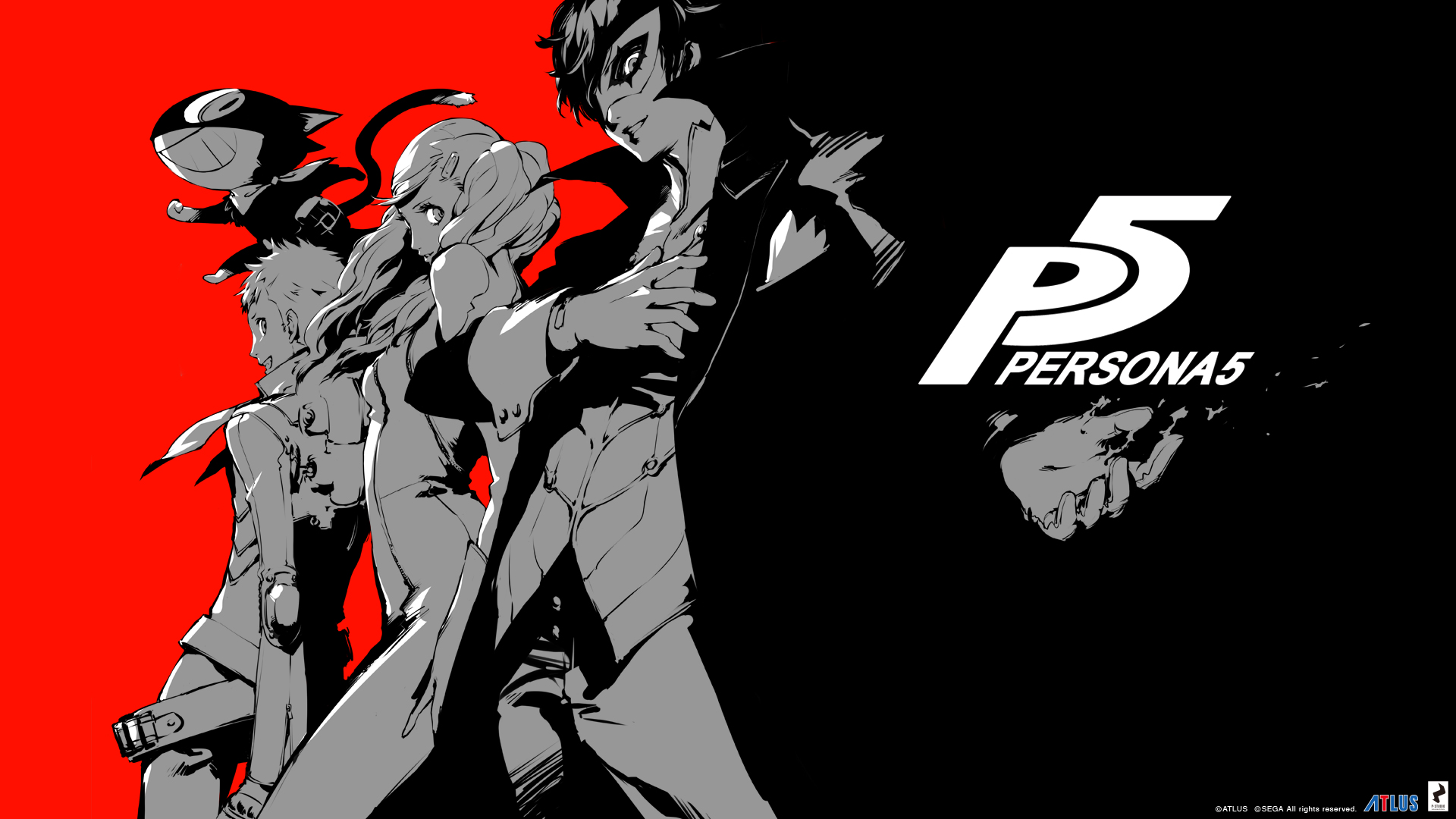 New Persona 5 illustration by Shigenori Soejima at 2015 Tokyo Game Show.