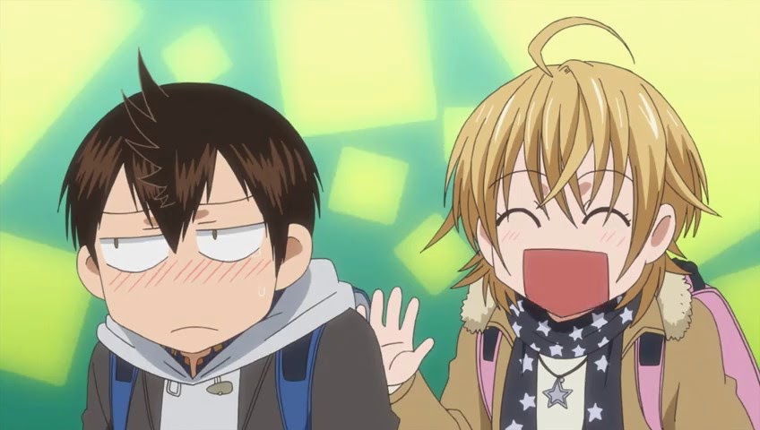 Eiichiro and Natsu share a moment.