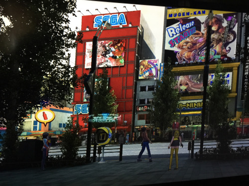 Digimon Story: Cyber Sleuth is compliant with the new law that every game that features Akihabara must include the SEGA building there.