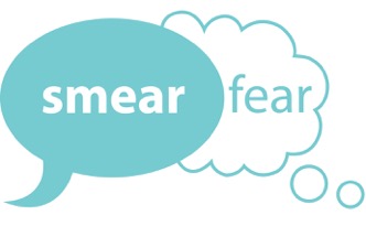 Smearfear - NHS community project. Digital logo created in collaboration witht he public in a series of workshops, 2016
