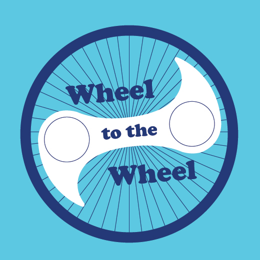 Oxfam Glasgow Fundraising Team - volunteered logo for a fundraising cycle ride to the Falkirk Wheel, 2011
