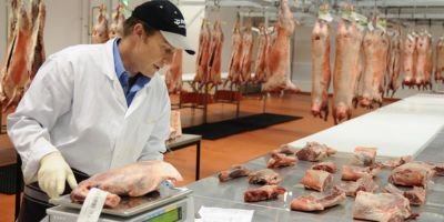 industrial meat processing cold room