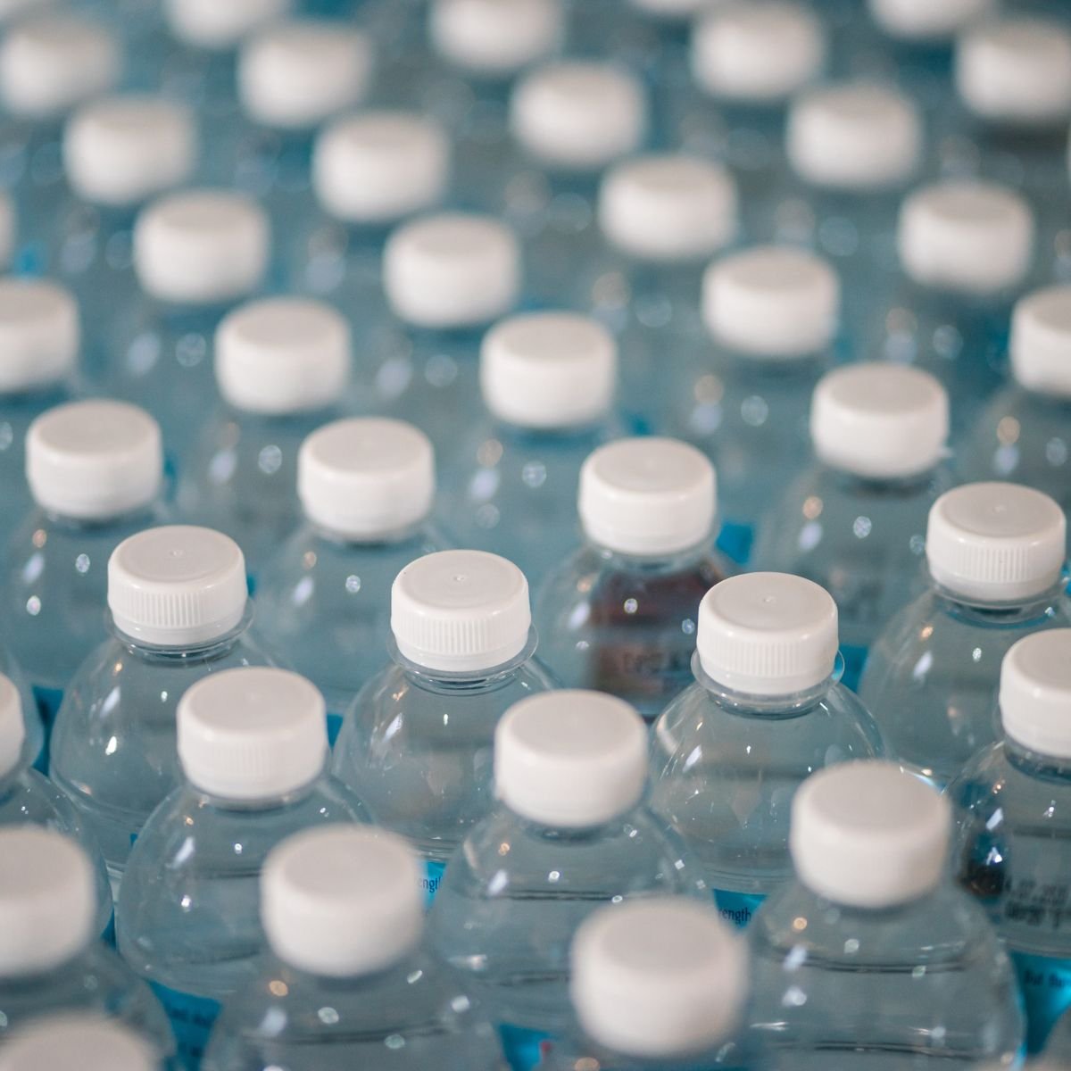 Plastic bottles in manufacturing requiring humidity control for production and storage