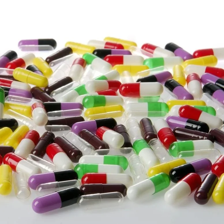 Drying process of gelatin capsules under controlled humidity