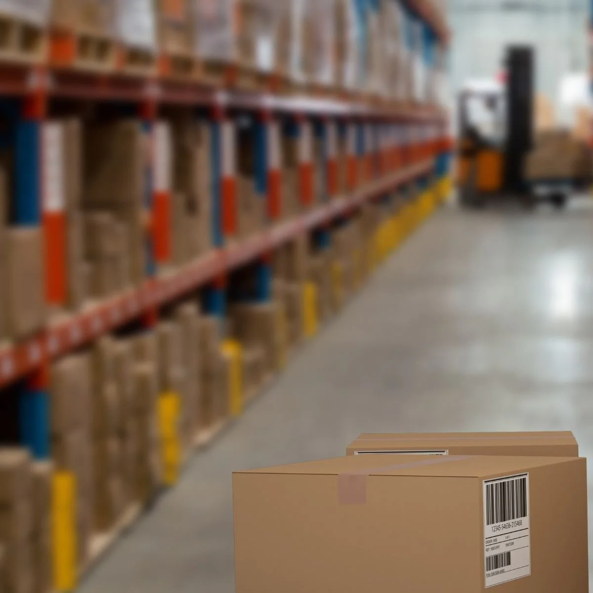 Warehouse storage area requiring humidity control for product preservation