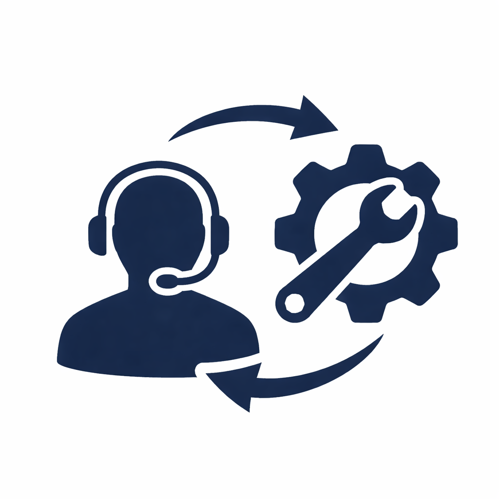 Ongoing support from concept through implementation icon